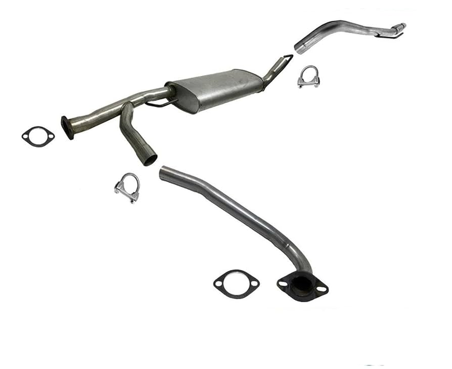 Amazon.com: Middle Muffler Tail Pipe with Gaskets